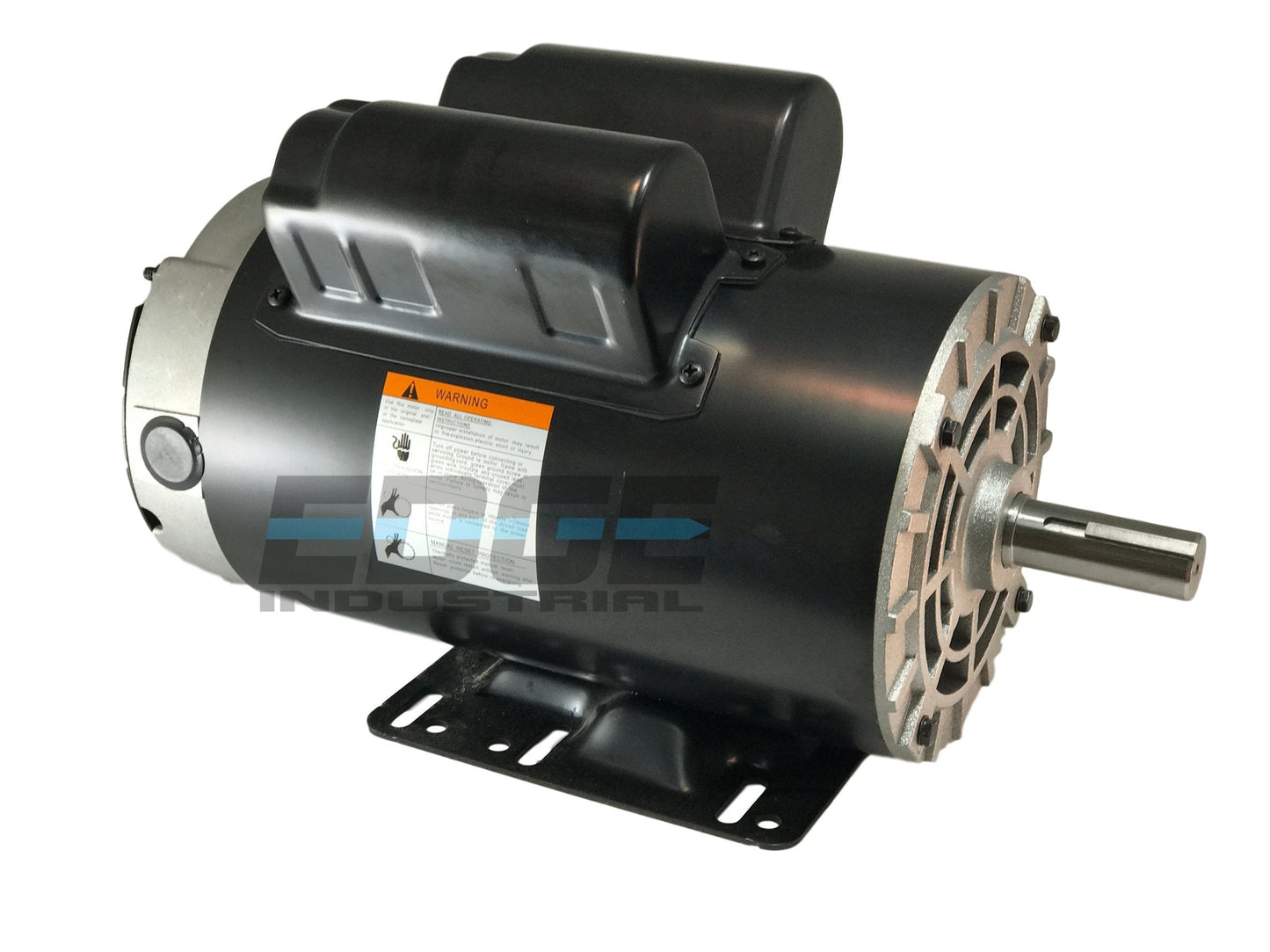 New 5HP Compressor Duty Electric Motor, 56HZ Frame, 3450 RPM, 7/8" Shaft Diameter, NEMA Rated Motor