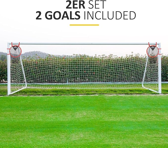 PodiuMax Top Bins Soccer Target Goal, Easy to Attach and Detach to The Goal, Set of 2, for Shooting Accuracy Training