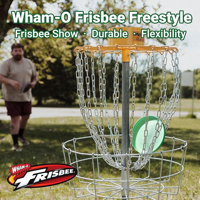 Wham-O Frisbee Ultimate Training Disc, Sports Flying Disc 160g, 10.5 Inch Durable and Flexible Compedition Disc for Outdoor Beach Backyard Family Fun