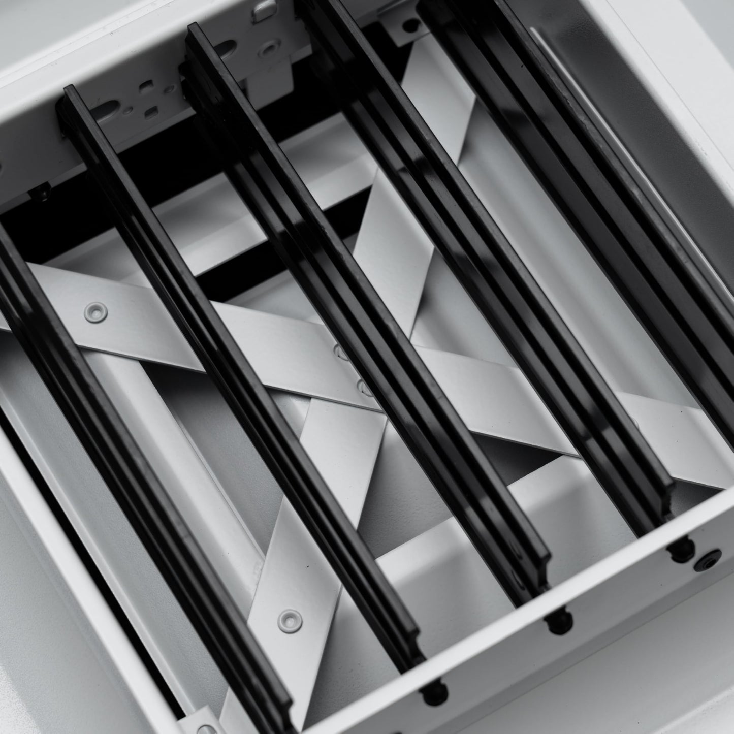Fits 14x14 Duct Opening 4 Way Aluminum Square Ceiling Diffuser by Handua | Register Vent Cover Grille for Ceiling | Rust Proof | White | Outer Dimensions: 15.75" X 15.75"