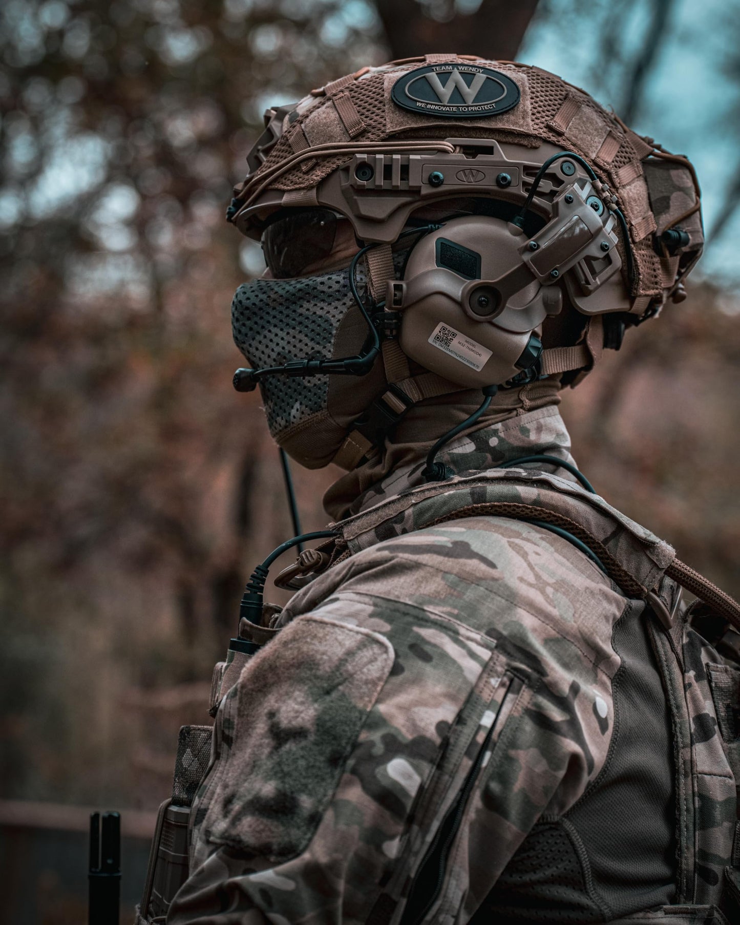 OPSMEN Upgrade EARMOR M32X PLUS Tactical Headset with MIC, Nato TP120 & U-174 Connector and ARC Rail Helmet Adapters, Noise Cancelling Ear Muffs Electronic Hearing Protection for Shooters
