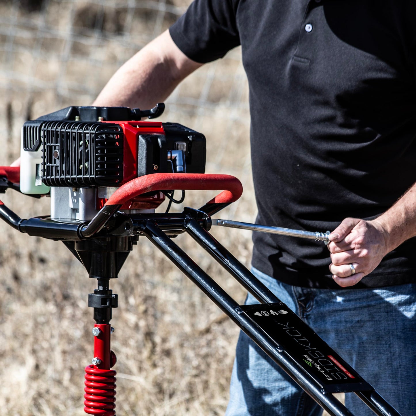 Earthquake 49854 1-Man Earth Auger Torque Reduction System, Includes 1-Man Earth Auger Powerhead and Sidekick™ Auger Torque Reducer