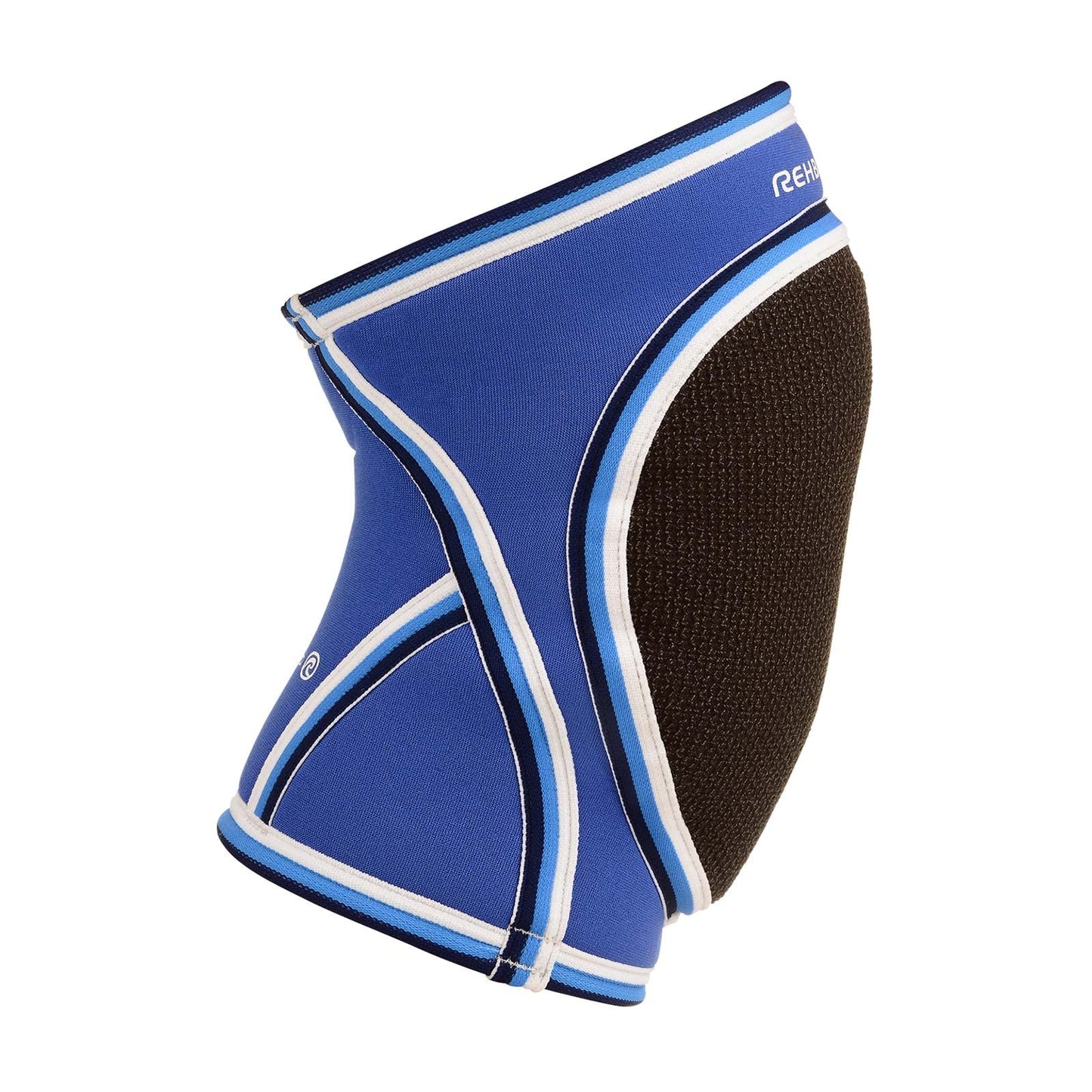 Rehband Original Knee Pads, Neoprene knee protection sleeves for volleyball & indoor sports, Kneepad women & men, Colour:Blue - 1 Pair, Size:Medium