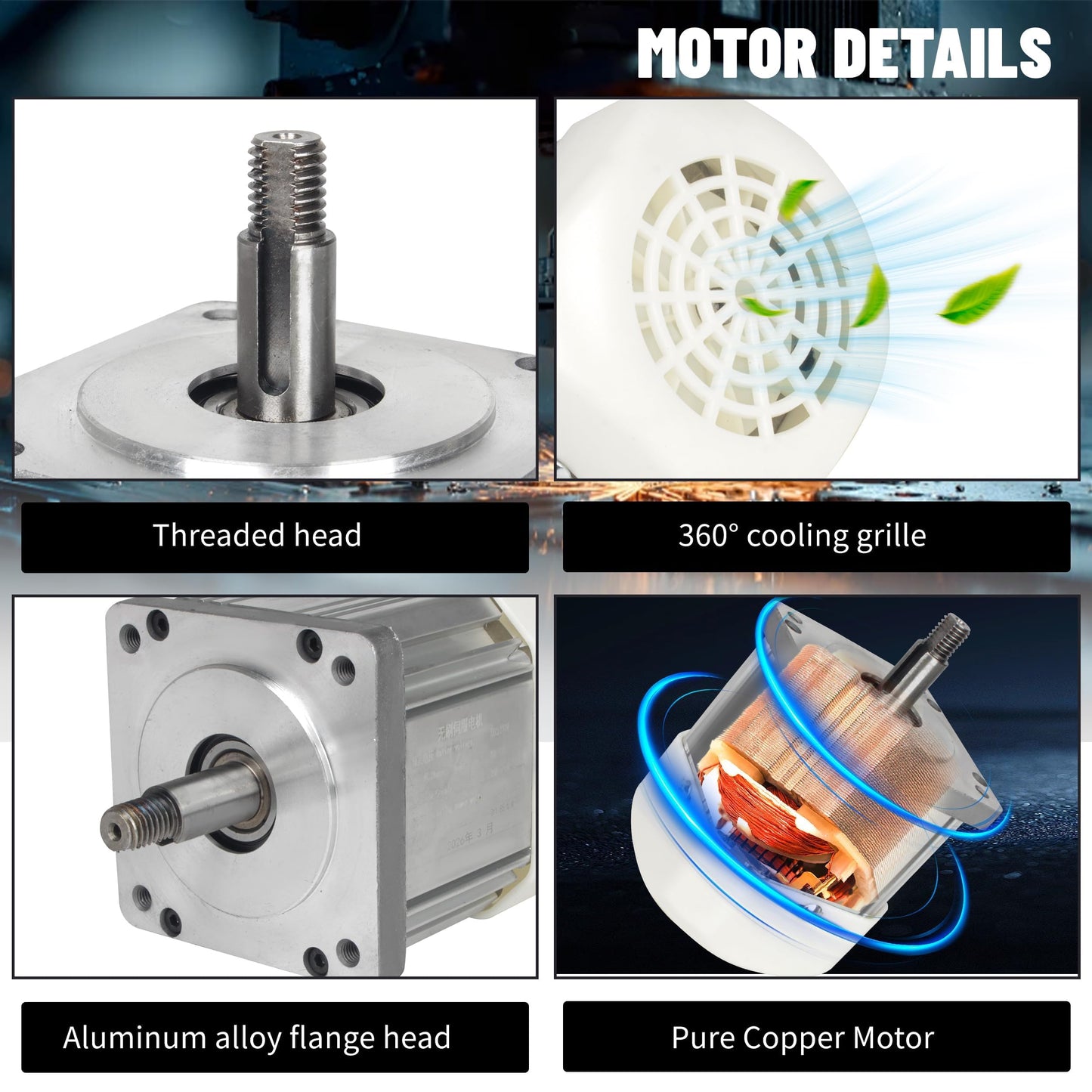 CNCTOPBAOS 550W AC Permanent Magnet Brushless Servo Motor Kit 110V 3/4HP 1.85N.m, 200-7000RPM Knob Adjustable Speed CW/CCW Servo Controller for Lathe Woodworking Tapping Belt Sander Sewing Machine