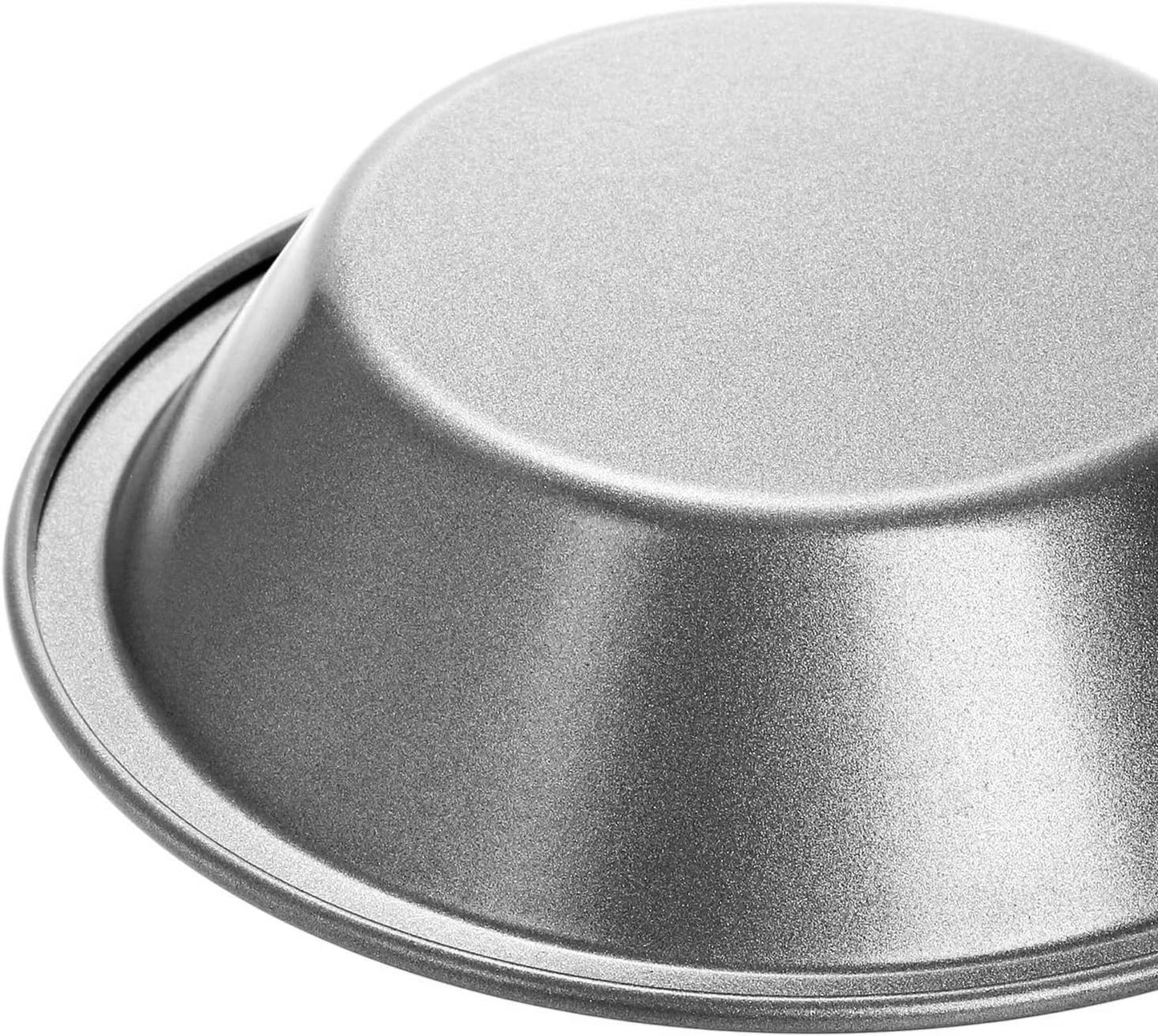 Freedom Farms Mini Pie Pan 4-Piece Set, 5 Inch, Non-Stick Individual Dish Pie Plate, Round Tin Pie Pan, Small Metal Bakeware for Baking Pot Pies, Cakes, Quiches, Tarts, Desserts (4)