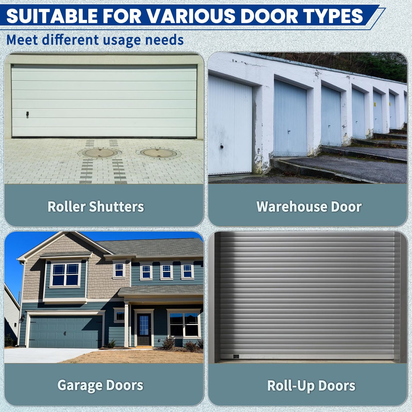 DUPDMKIN Garage Door Seal 16 Feet Garage Door Bottom Seal 5/16 Inch Universal U+O Ring Door Threshold Seal with T-Ends (5/16 Inch, 16FT)