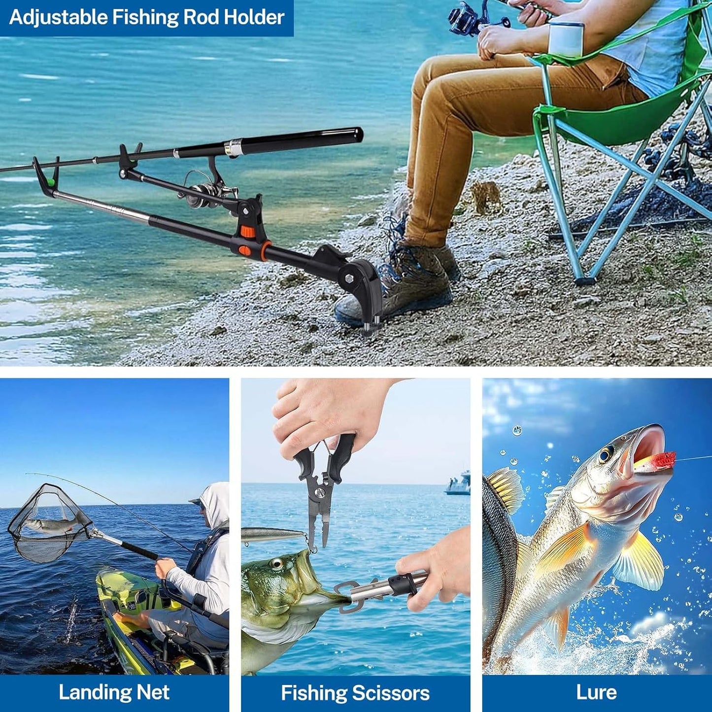 Skiennix Fishing Advent Calendar 2025 - 24-Day Countdown with Tools, Lures & Accessories | Perfect Xmas Gift for Men & Teens