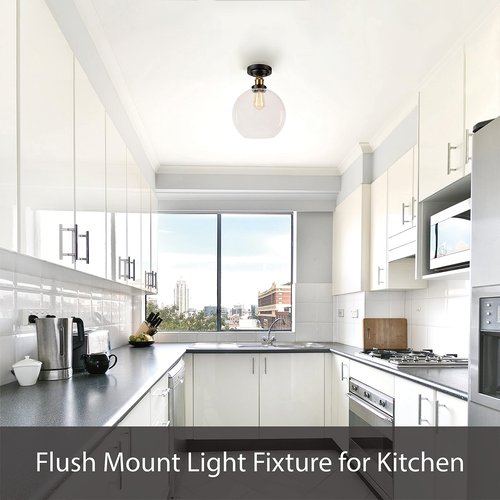 Aspen Creative 63002M-1 LED Medium Flush Mount Ceiling Light Fixture, Contemporary Design in Satin Nickel Finish, Frosted Glass Diffuser, 9" Diameter