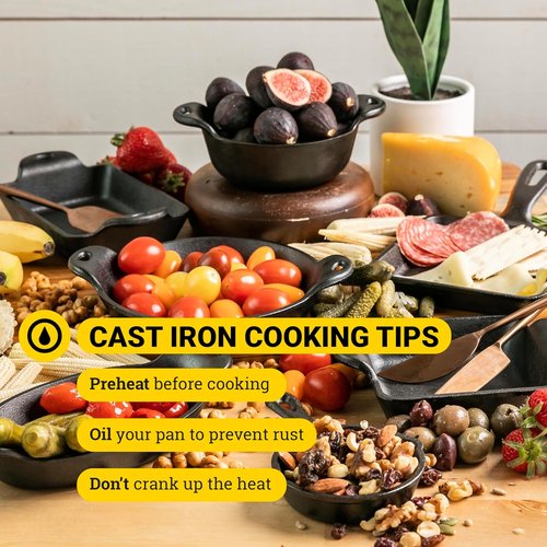 Lodge Cast Iron Griddle - Durable Oval Design, 13.375" x 10", Perfect for Cooking | Black Finish