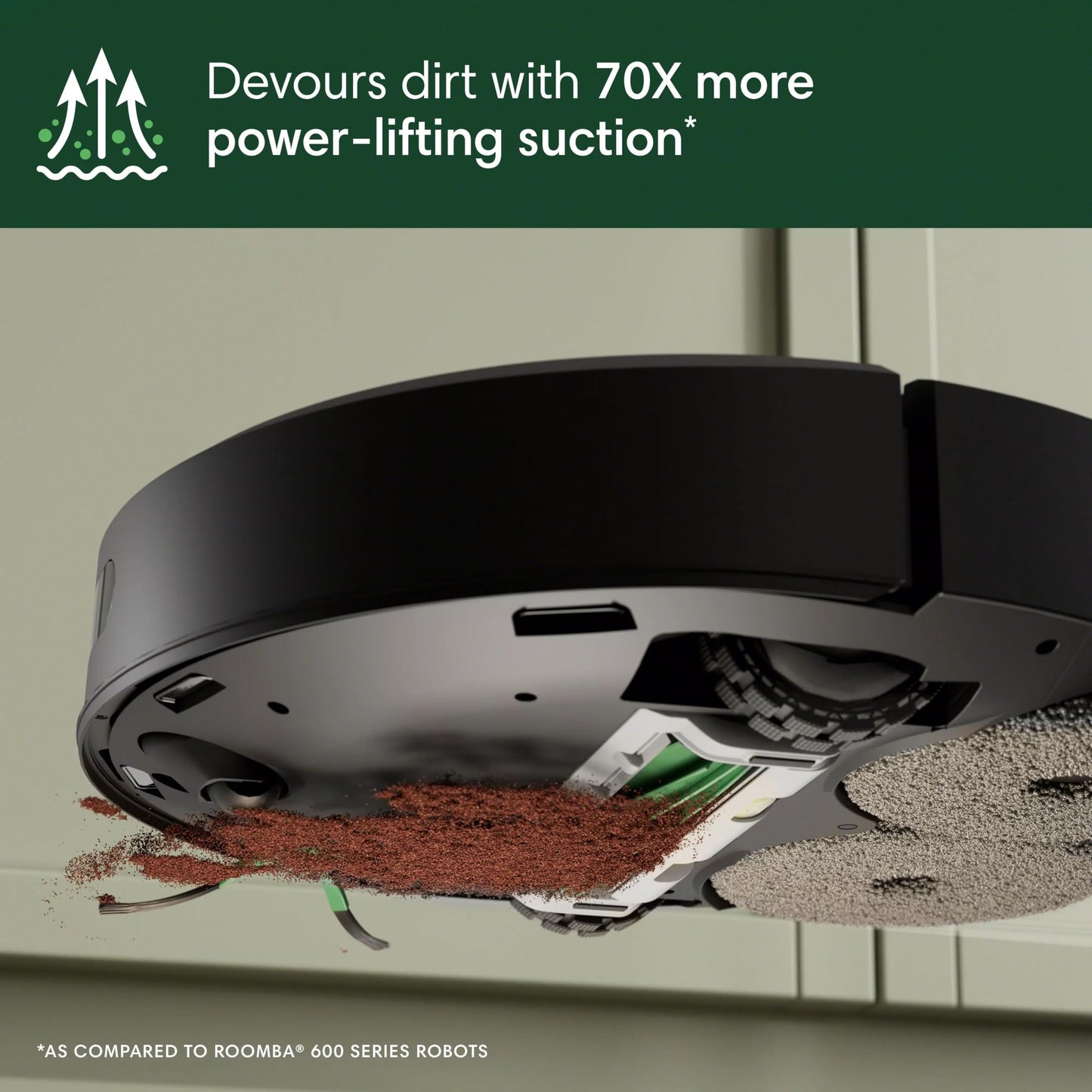 iRobot Roomba Plus 4020 2in1 Vacuum & Mop Robot with AutoWash Dock - Dual Spinning, Smart & Fast Mapping, Ideal for Pet Hair, Self-Empties 75 Days, Intense Suction, Pad Washing & Drying