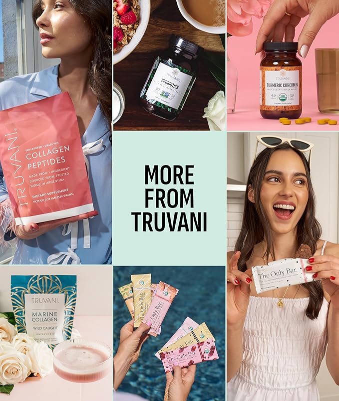 Truvani Vegan Pea Protein Powder | Mint Chocolate | 20g Organic Plant Based Protein | 1 Serving | Keto | Gluten & Dairy Free | Low Carb | No Added Sugar