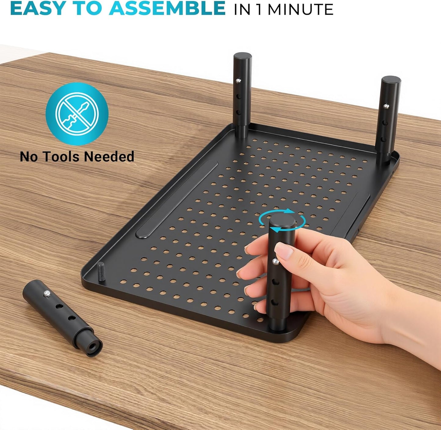 2 Pack 14.5 9.1, BONTEC Monitor Stand Height Adjustable Metal Riser with Pen Holder, Black, x Ergonomic Desktop Stand