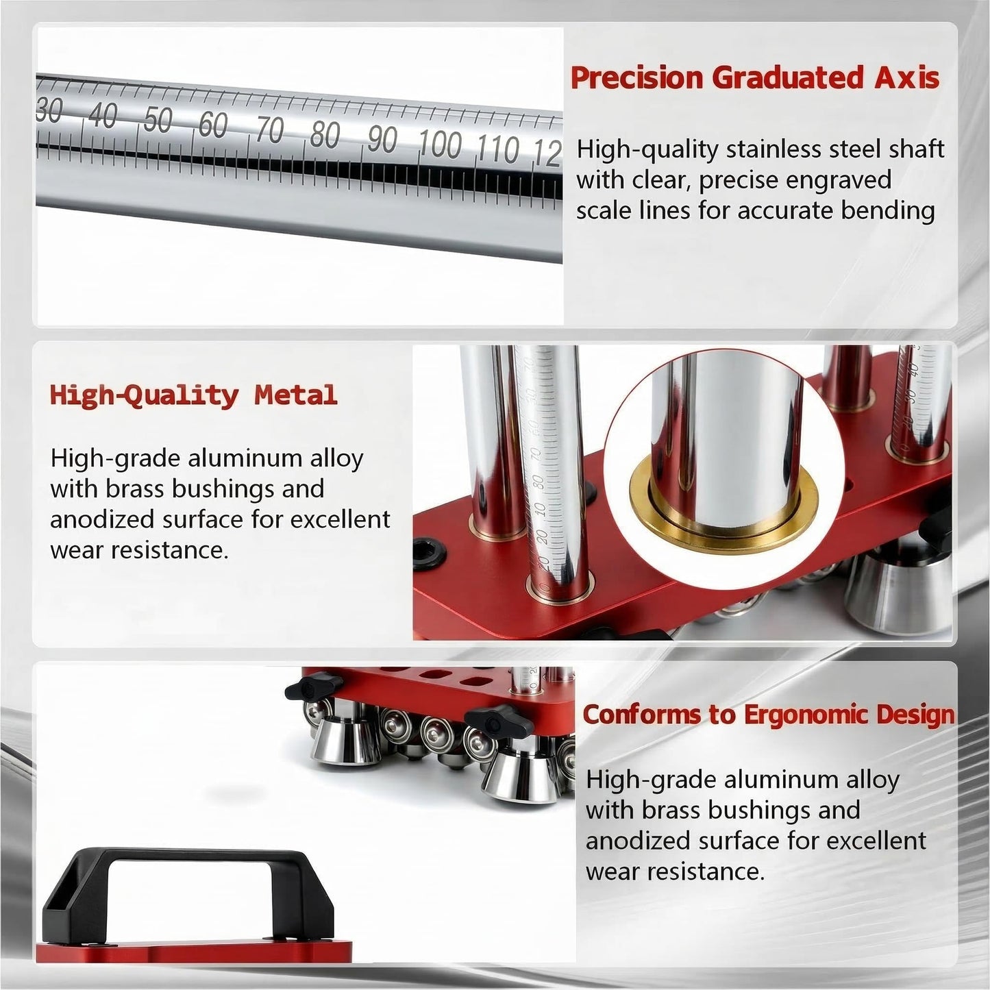 ZXCTETO Sheet Metal Roller 1-Station Metal Bender, Metal Roofing Tools,0-100° Bending Range,0.26-7in Length, 0.2-1mm Thickness, for Iron/Aluminum/Copper/Stainless Steel Flashing & Edging (7in)