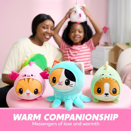 JOYIN Axolotl Plush Toy, Kawaii Axolotl Cat Plush Toy, 11" Soft Plushie, Cute Stuffed Animal Pillow for Kids and Adults, Birthday Gift for Boys and Girls