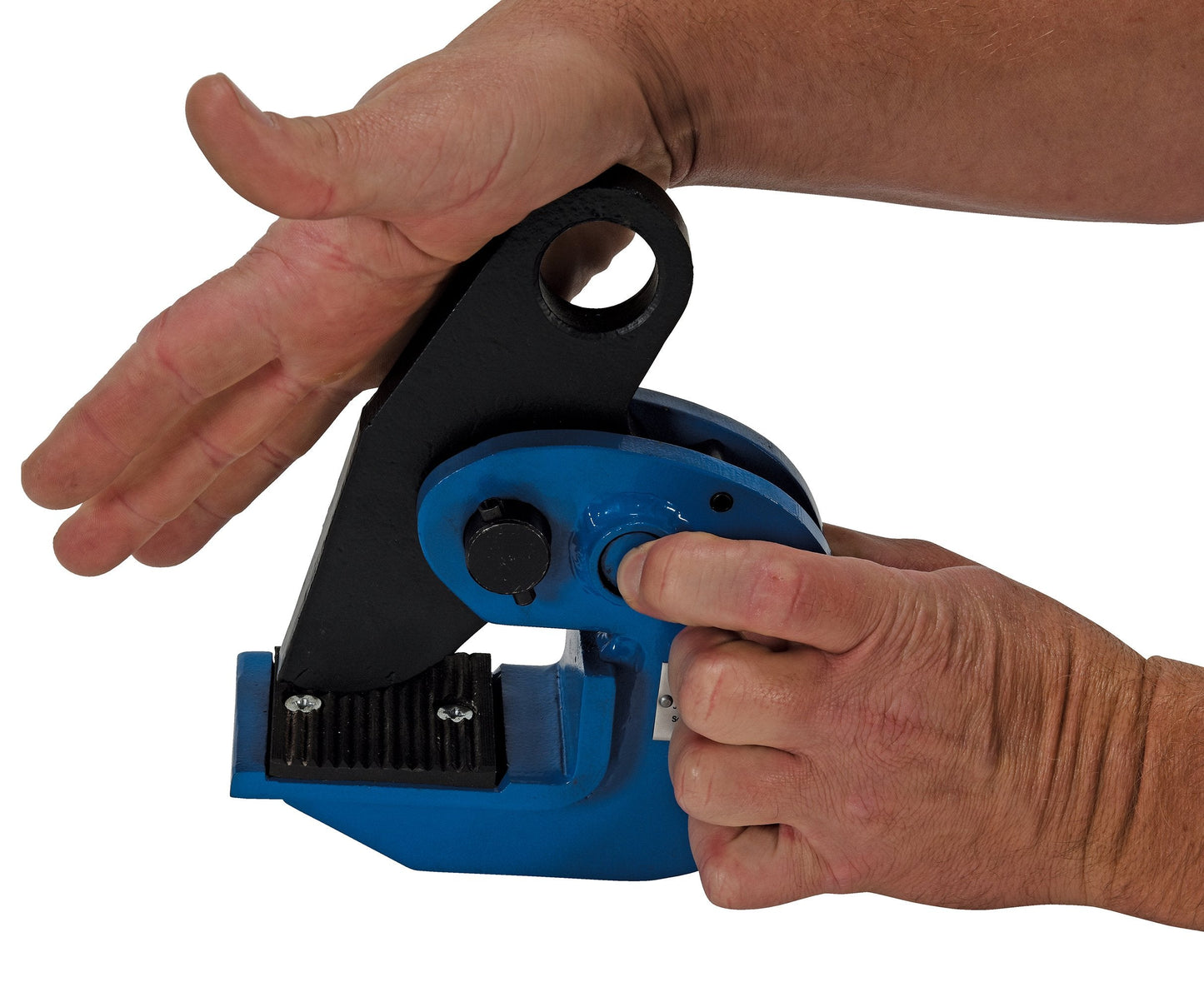 Vestil HPC-20 Steel Horizontal Plate Clamp 2,000 Lb. Capacity Blue
