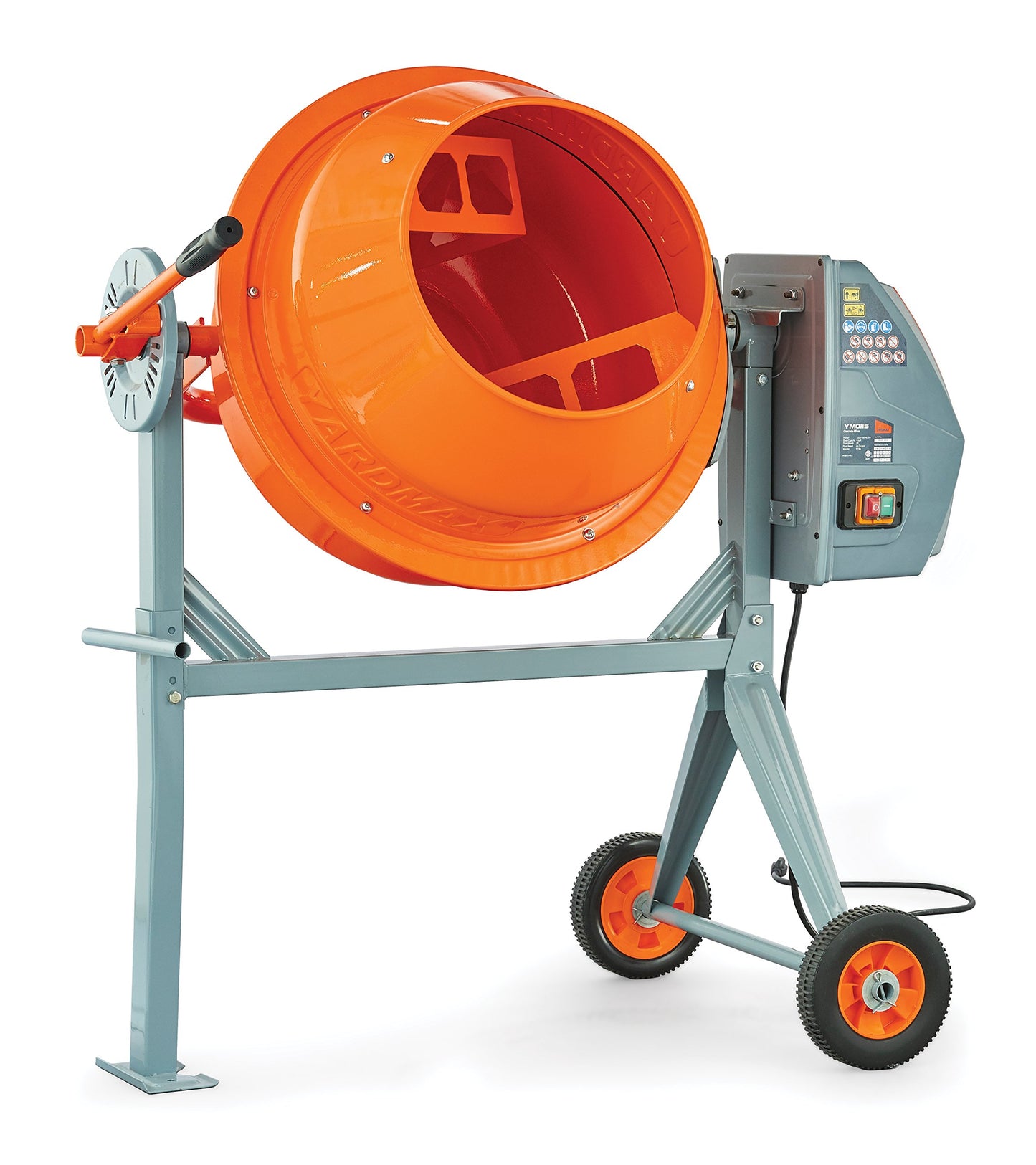 YARDMAX YM0115 4.0 Cu. Ft. Concrete Mixer
