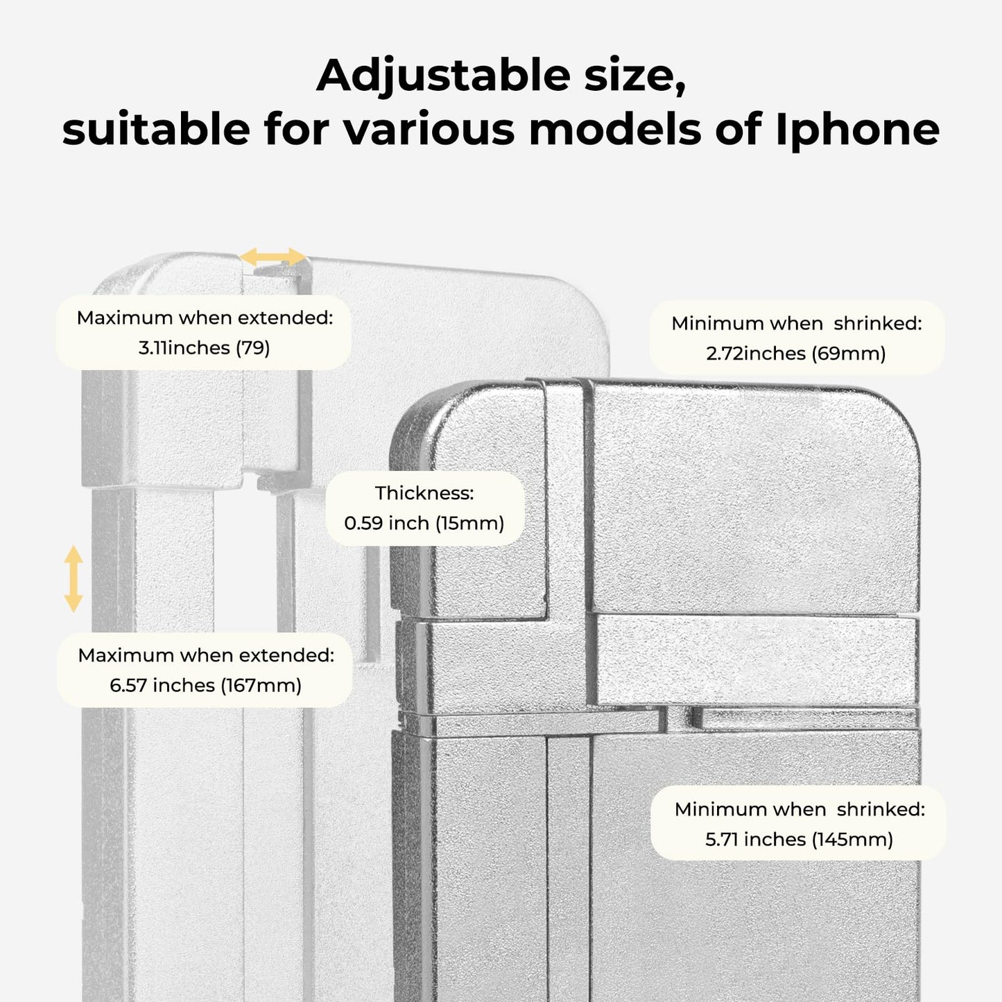 HTVRONT Phone Cases Heat Press - 3D Vacuum Heat Press with is Software, Auto Temperature Control. Includes 2 Adjustable Phone Fixture(Compatible with iPhone & Android)