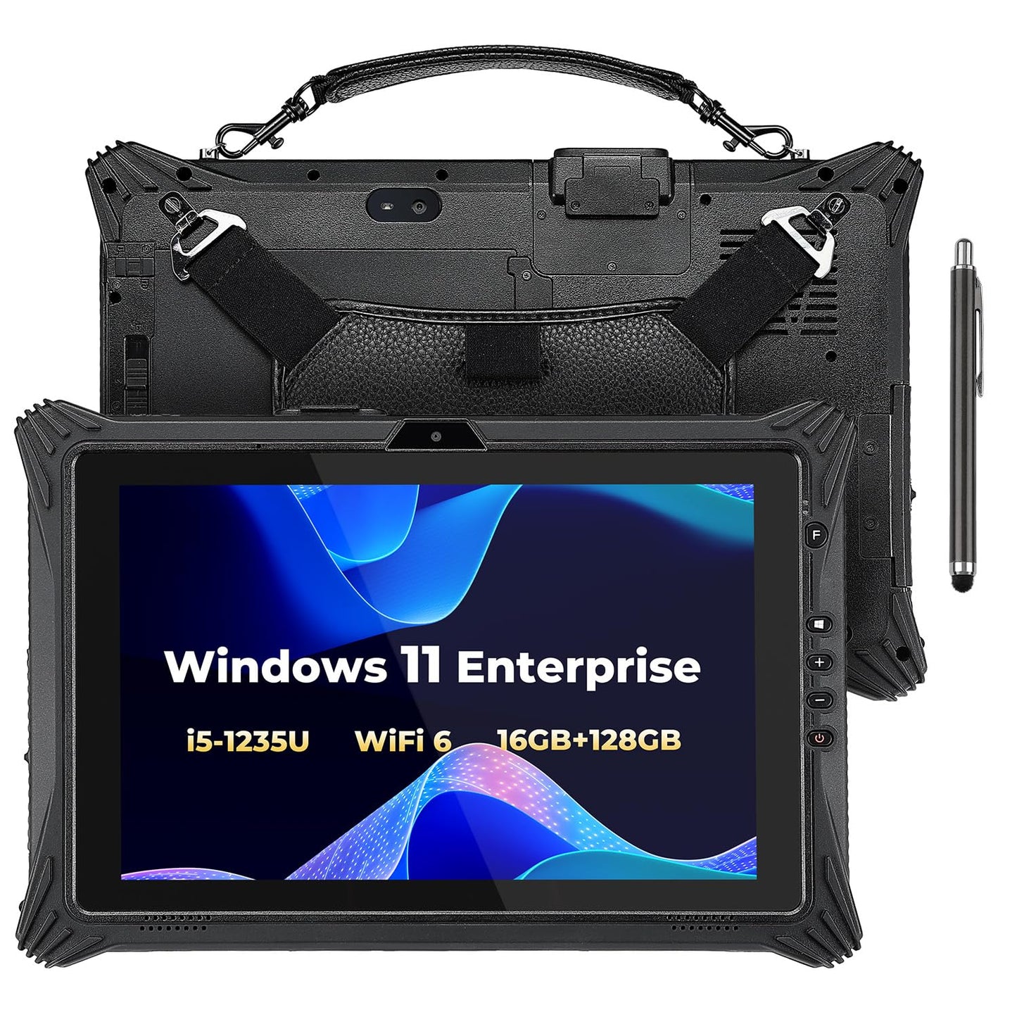 MUNBYN High-End Rugged Windows Tablet IRT10, 10.1 inch Windows IoT Enterprise, i5-1235U, and Rugged Windows Tablet IRT06, 8 inch Windows 10 Pro Rugged Tablet, 8GB+128GB Industrial Tablets