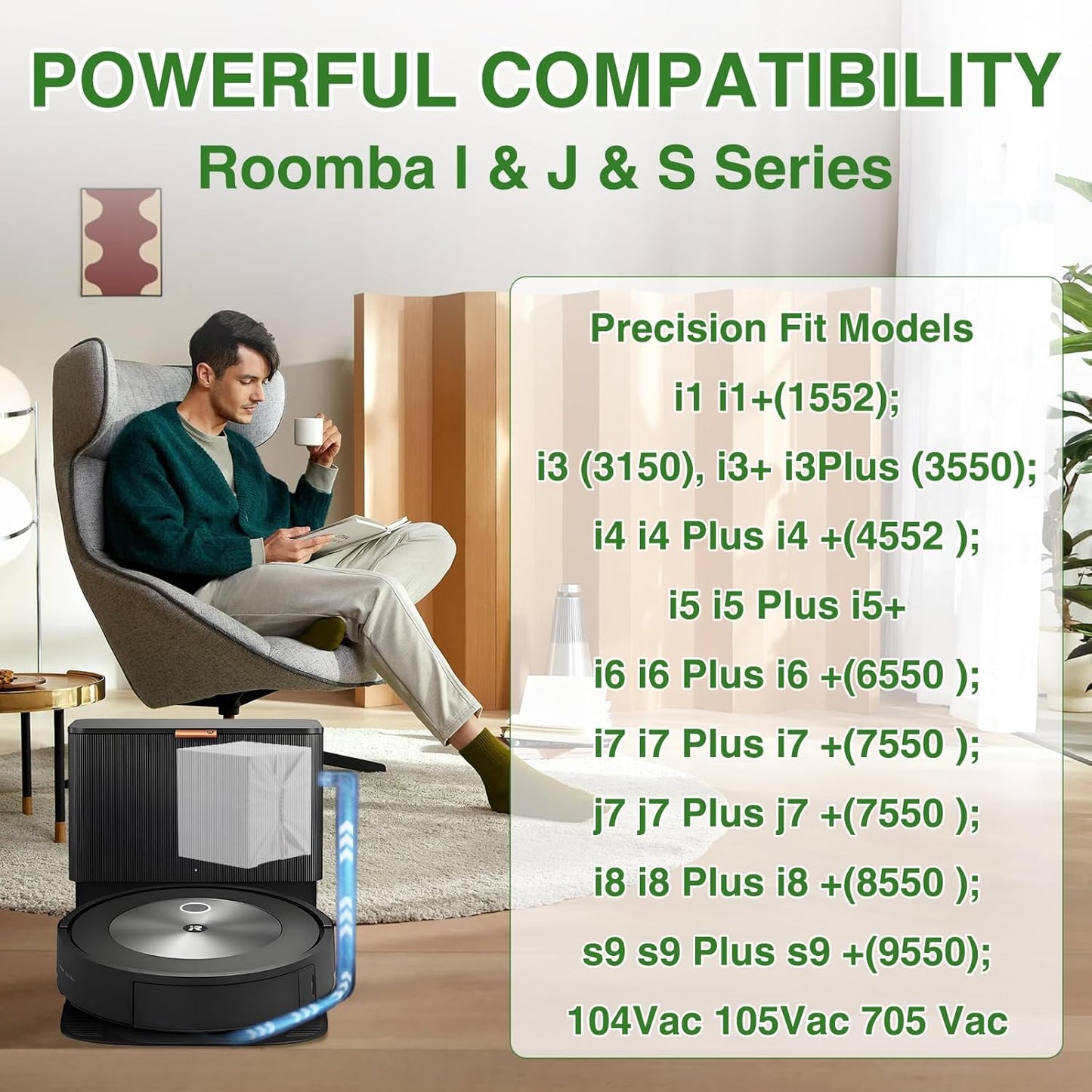 VBN Vacuum Bags for iRobot Roomba | 26-Pack Compatible with i3+ i4+ i5+ i6+ i7+ i8+ j7+ j8+ j9+ s9+