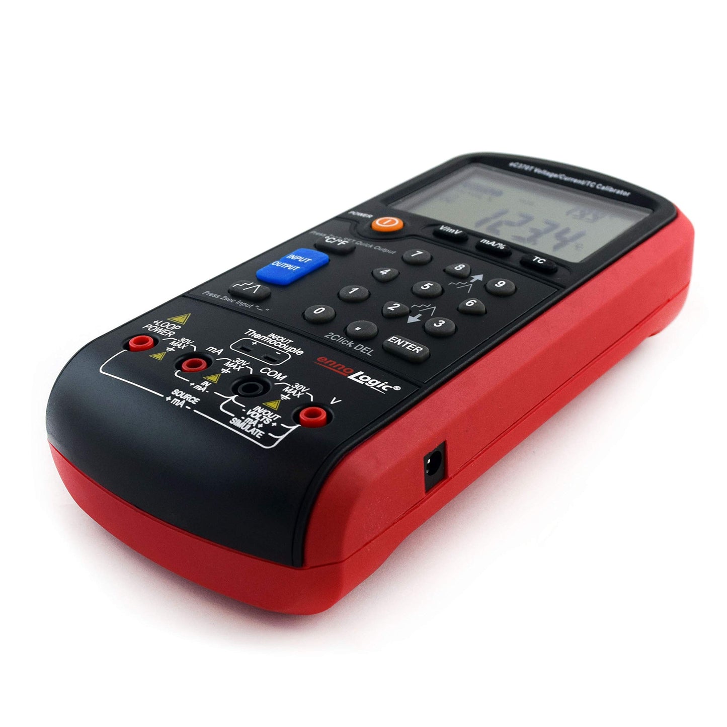 eC370T Volt mA Thermocouple Loop Process Calibrator by ennoLogic – 0-20V and 4-20mA V/mV/mA and Temperature Signal Generator, Meter and Simulator for Transmitters, Current Loops, and PLC