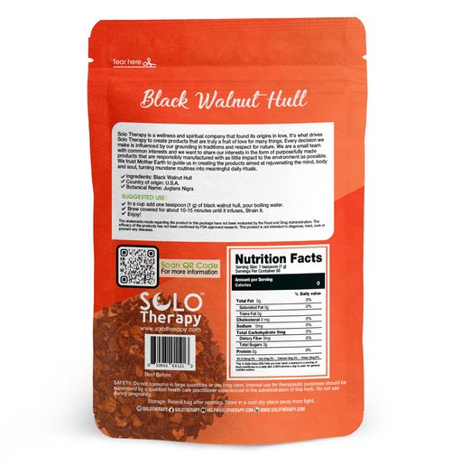 Black Walnut Hull Tea Cut and Sifted - 56 grams - Juglans nigra Herbal Tea - Resealable Bag - 56 grams - Premium Quality (Black Walnut Hull)