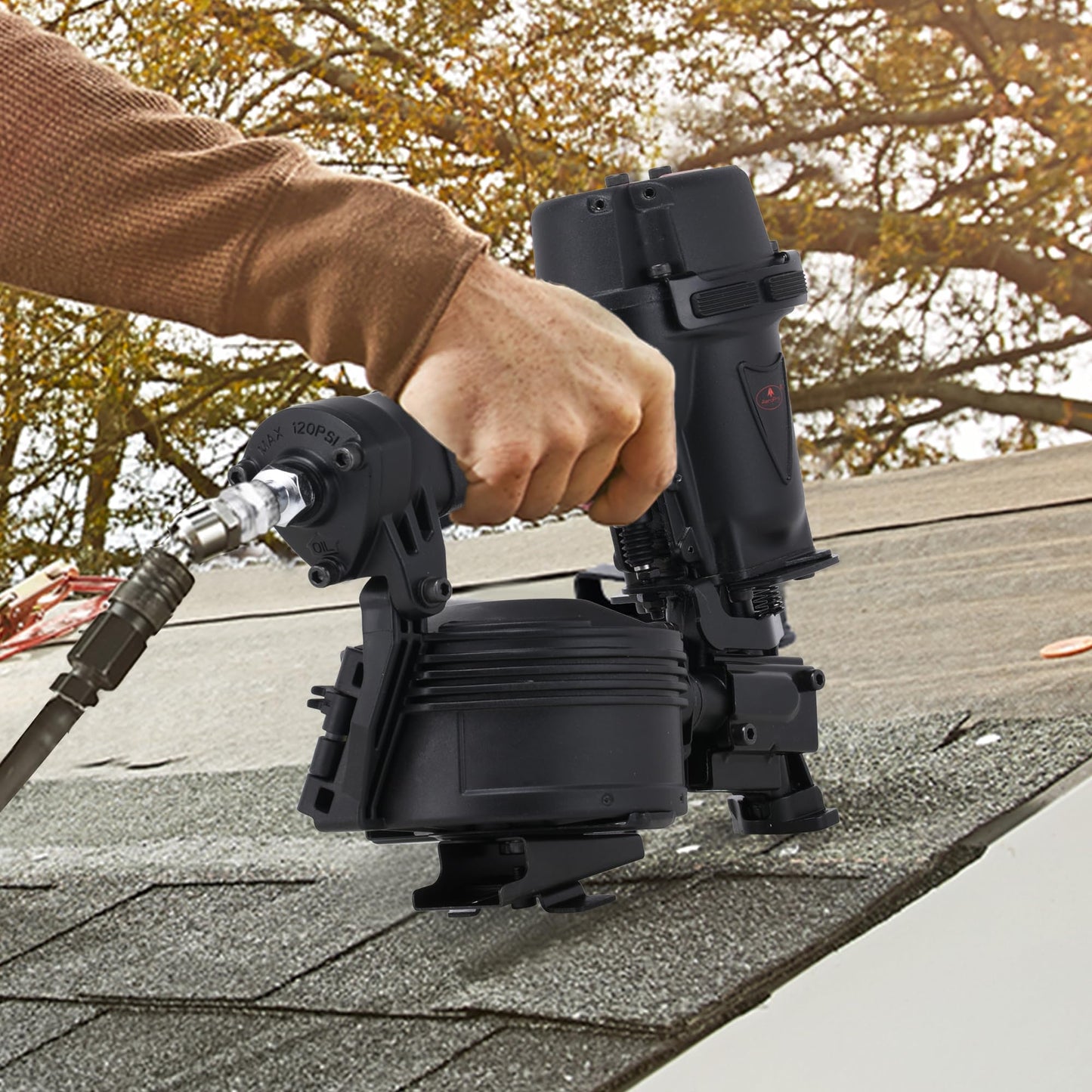 AEROPRO TOOLS Roofing Nailer 15 Degree Coil Roofing Nails 3/4-Inch up to 1-3/4-Inch CN45RC