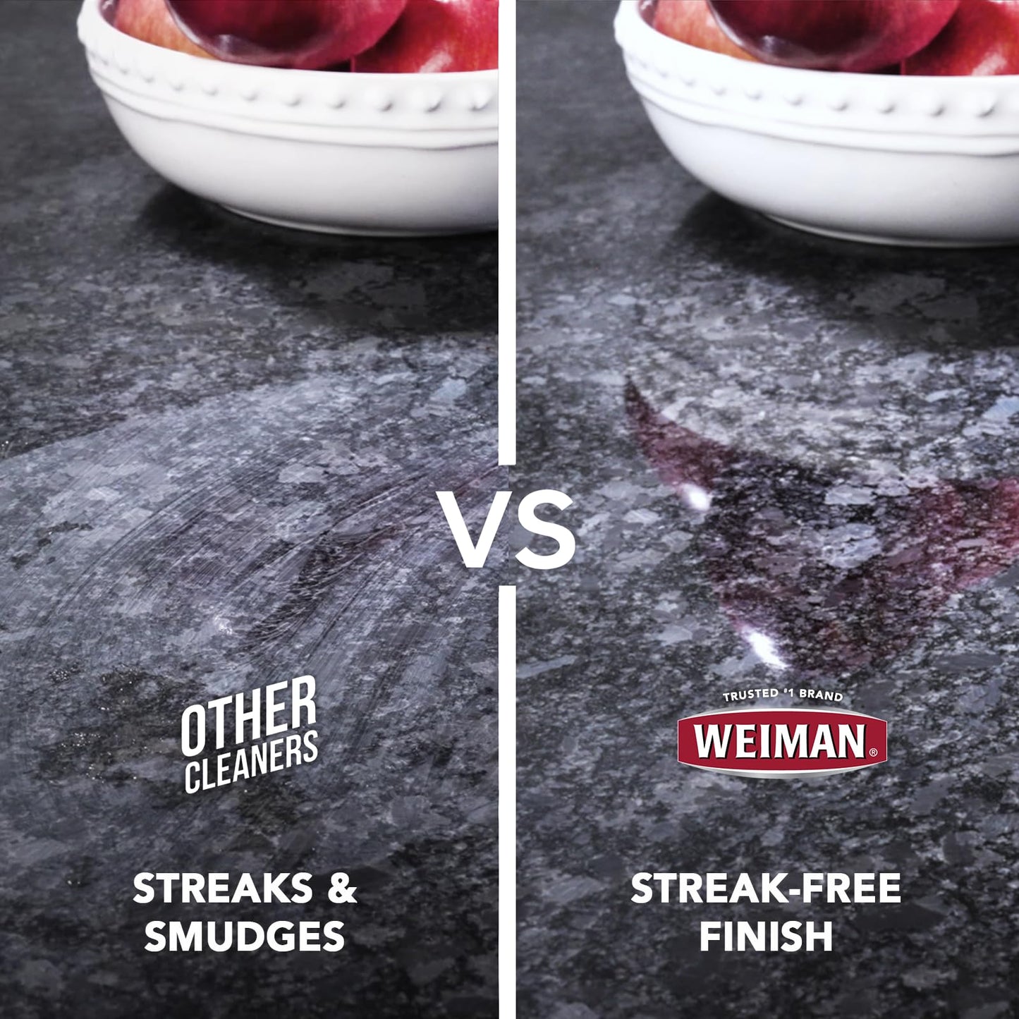 Weiman Granite Cleaner and Polish - 24 Ounce 6 Pack - For Granite Marble Soapstone Quartz Quartzite Slate Limestone Corian Laminate Tile Countertop and More