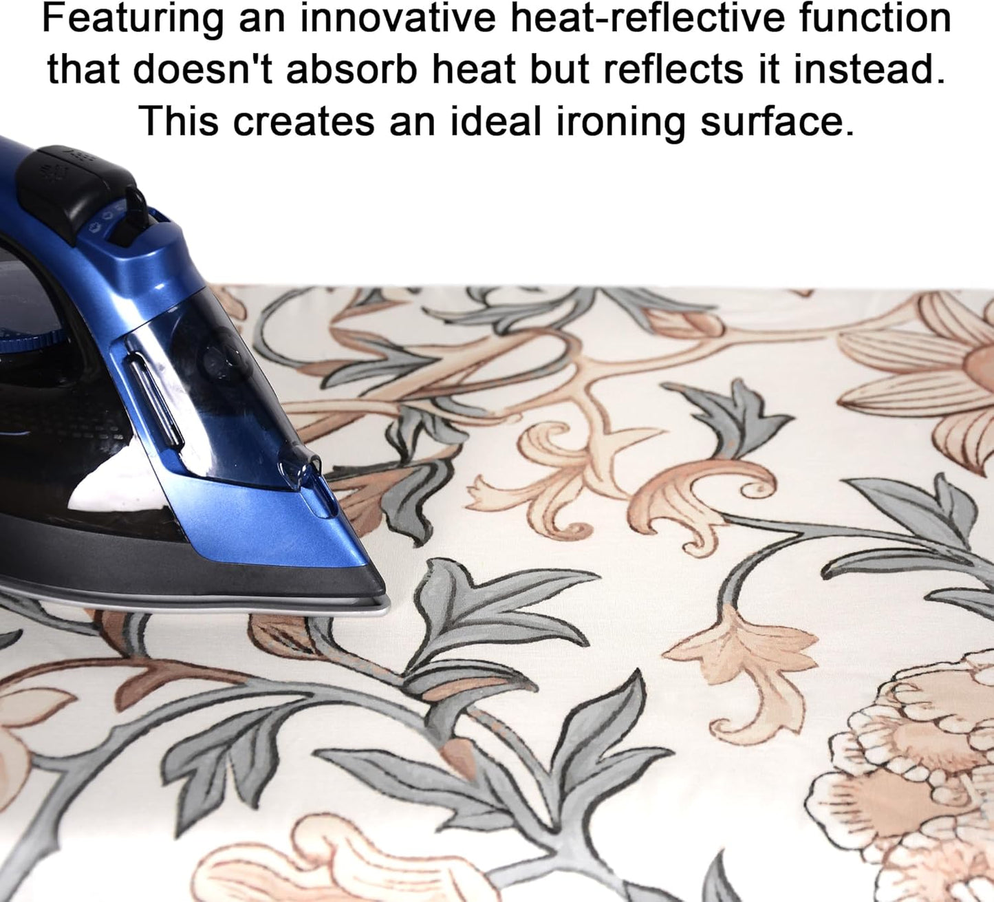 Veiox Thick Padded Ironing Board Cover - Extra Soft Heatproof Surface with Reflective Technology | Fits Standard Sizes (15" x 54")