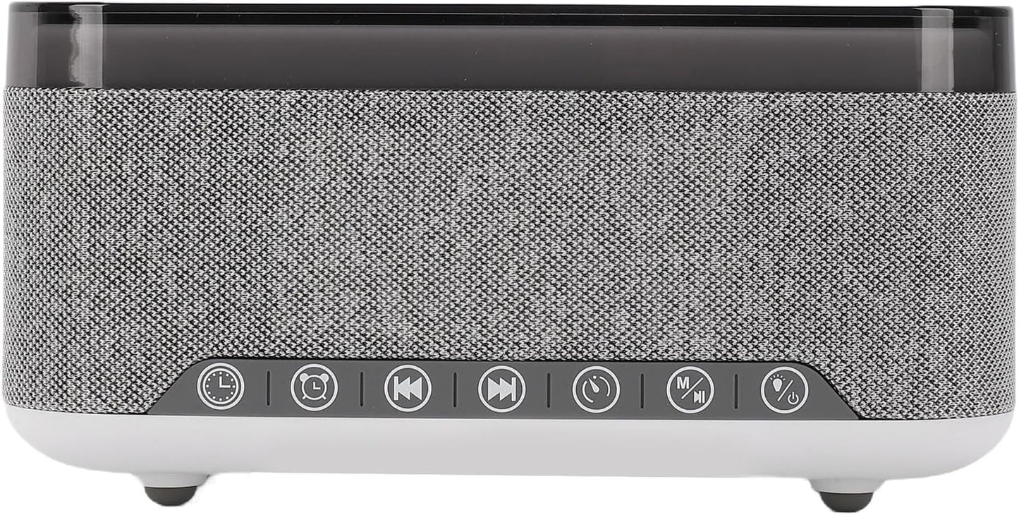 YUEHISY Bluetooth Speaker with Wireless Charging, Multifunctional Wireless Speaker, White Noise Sound Machine with LED