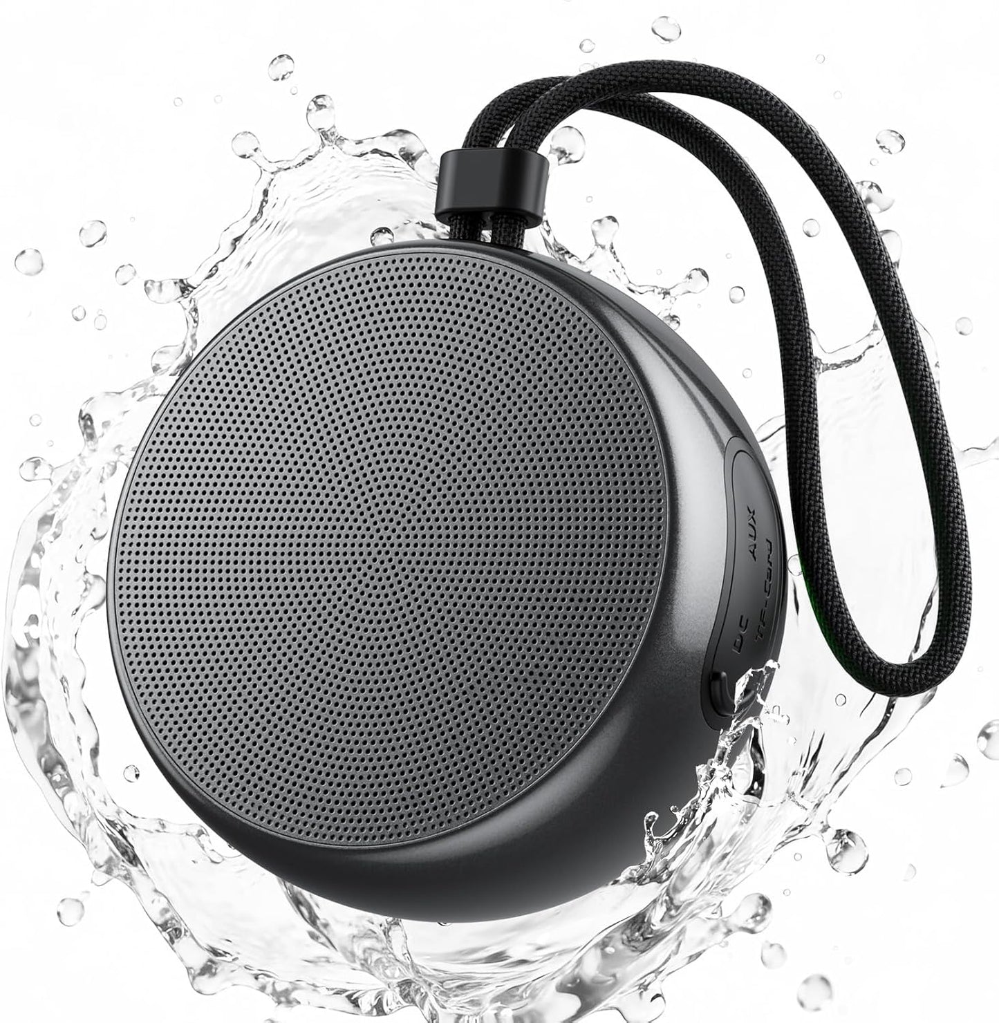 SMILEBOP IP67 5.4, Shower Speaker Bluetooth Waterproof, Waterproof Portable Wireless Speaker with Metal Body, Bluetooth