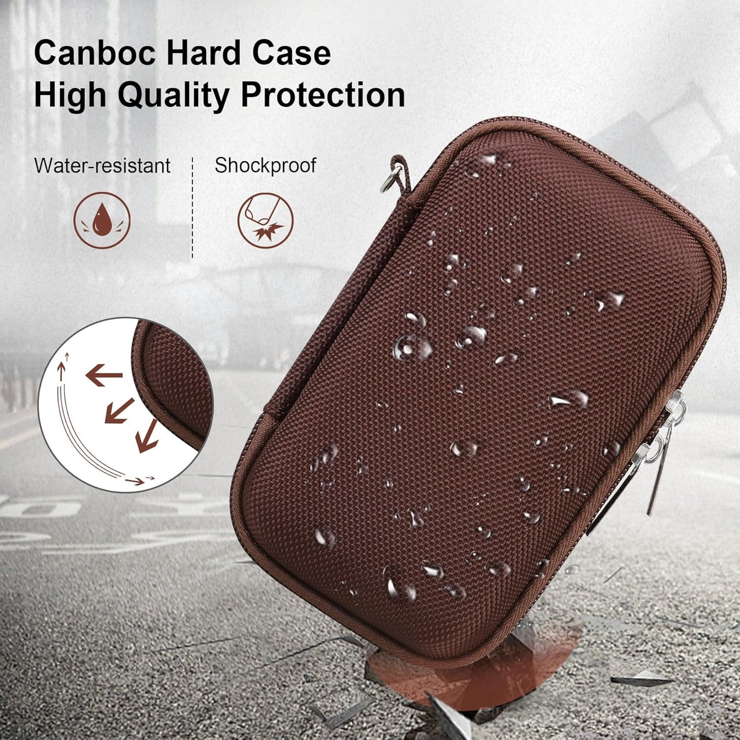 G7 G7X 4K SX740 SX730 Canboc Carrying Case for PowerShot X Mark III/ Mark II Digital Vlogging Camera, Camera Bag