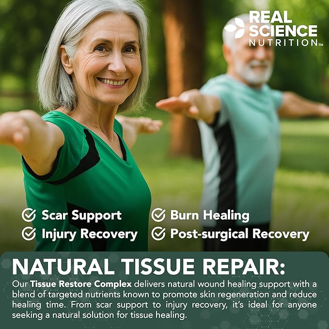 Offers Tissue Restore Complex, Circulation & Recovery Support with Nitric Oxide, A Natural Healing Support Supplement, 60 Capsules