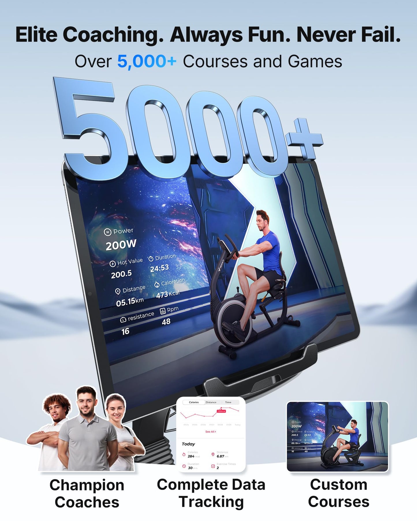 MERACH Recumbent Exercise Bikes for Home,Light Commercial High-end Recumbent Bike for Seniors Adults,Stationary Bikes for Home with Bluetooth Exclusive App,LCD,Heart Rate Handle Exercise Equipment