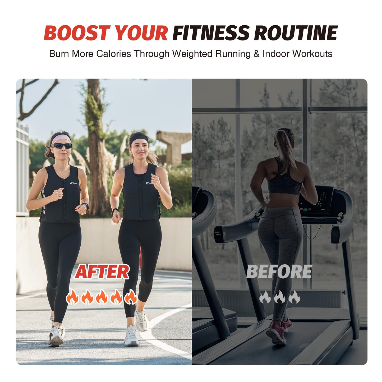 ZELUS Weighted Vest Woman, Adjustable Weighted Vest 1-10lb/ 1-15lb with Removable Z-Fit Soft Iron Weights, for Weight Loss Running Walking Rucking Strength Training, Reflective & Pocket Design