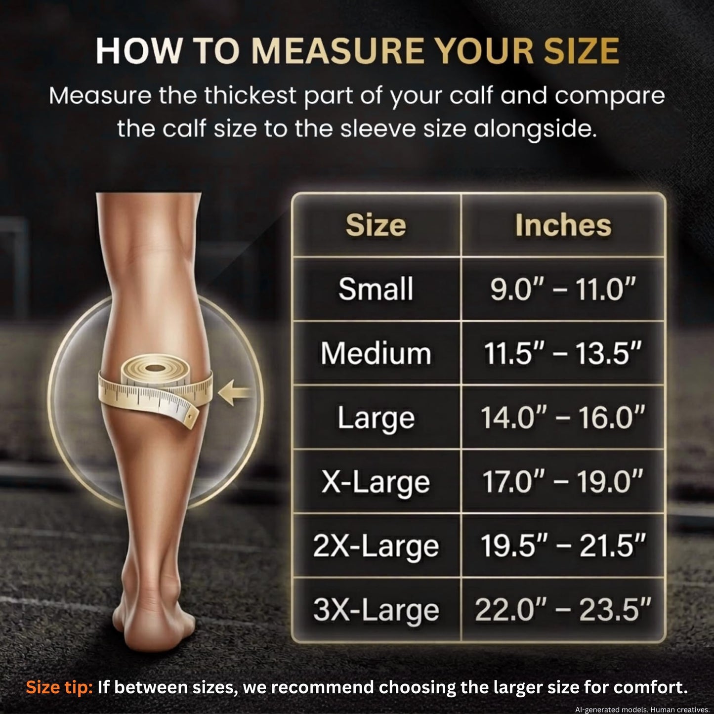 Doc Miller Calf Compression Sleeve for Petite Women & Men, 15-20 mmHg, Footless Leg Sleeve Brace for Varicose Veins, Pregnancy, Running & Cycling, Knee-High, Shin Splints, Recovery, 1 Pair