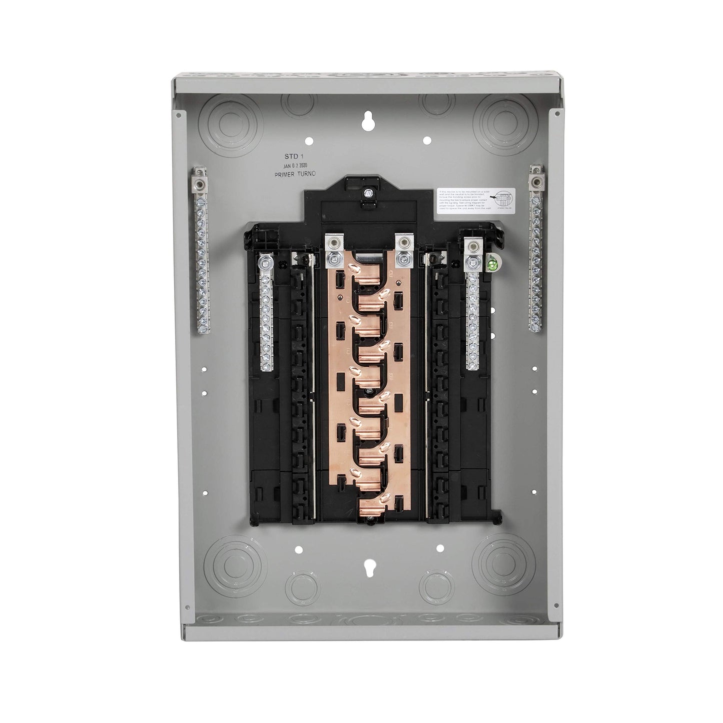 PN Series 125 Amp 20-Space 20-Circuit Main Lug Plug-On Neutral Load Center Indoor with Copper Bus