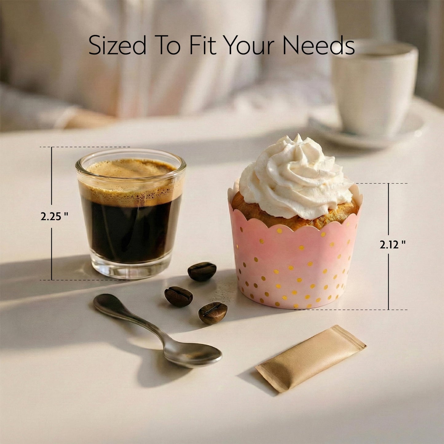 Restaurantware Panificio 4.5 Ounce Baking Cups 500 Disposable Paper Baking Cups - Greaseproof Oven-Ready Pink Paper Muffin Liners Microwavable Polka Dot Print