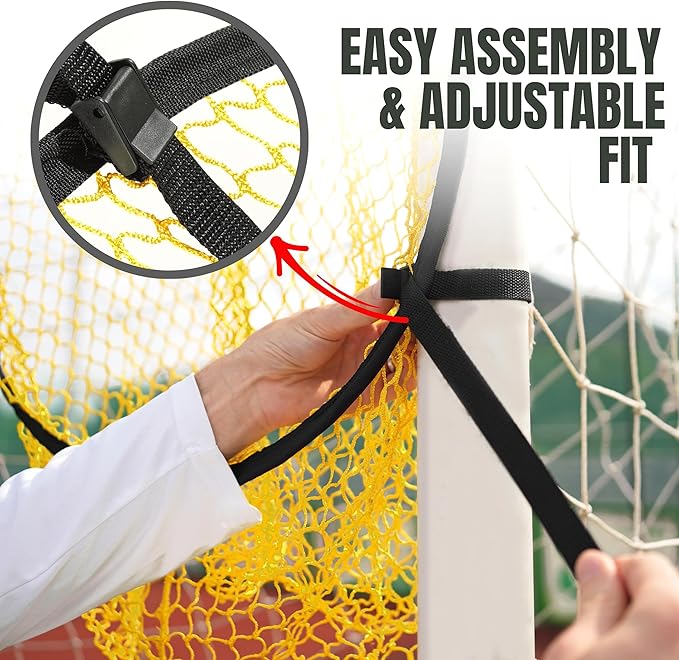 PodiuMax Top Bins Soccer Target Goal, Easy to Attach and Detach to The Goal, Set of 2, for Shooting Accuracy Training
