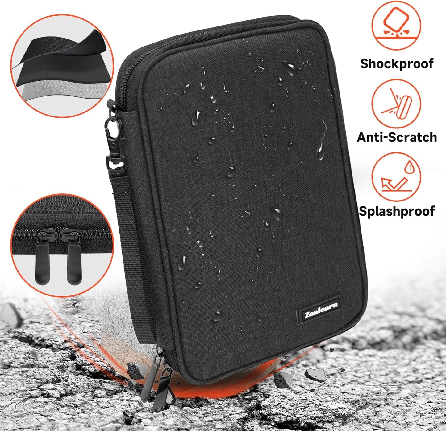 Zealearn 24 USB Flash Drive Case with Labels, USB Organizer Holds Pcs, USBs Case, USBs Storage Cases,Thumb Drive Cases