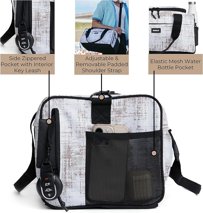 Vooray 22L Boost Duffle Bag – Small Gym Bag for Men and Women, Lightweight Travel Duffel with Shoe Compartment, Durable Sports Tote for Fitness, Training, Overnight Use, and Weekend Trips