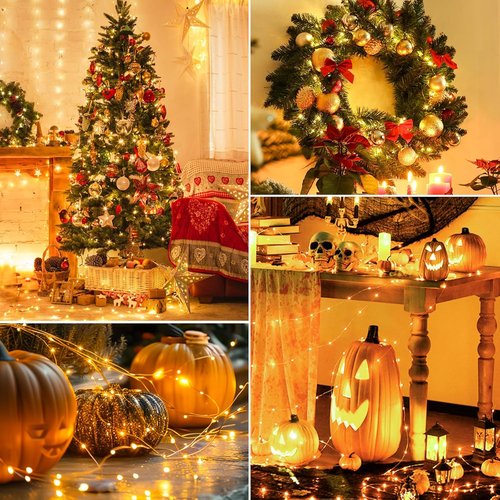 Btfarm 10FT Fairy Lights - 30 LED Battery Operated Twinkle Lights | Waterproof Copper Wire for Indoor/Outdoor Holiday Decor