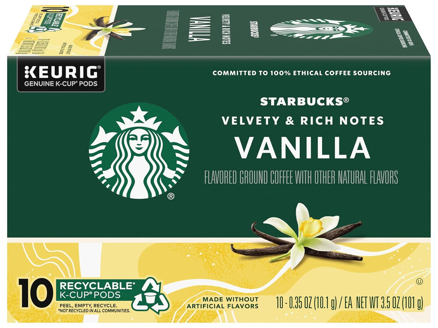 Starbucks Vanilla Coffee K-Cups - 160 Count for Rich Flavor and Convenience