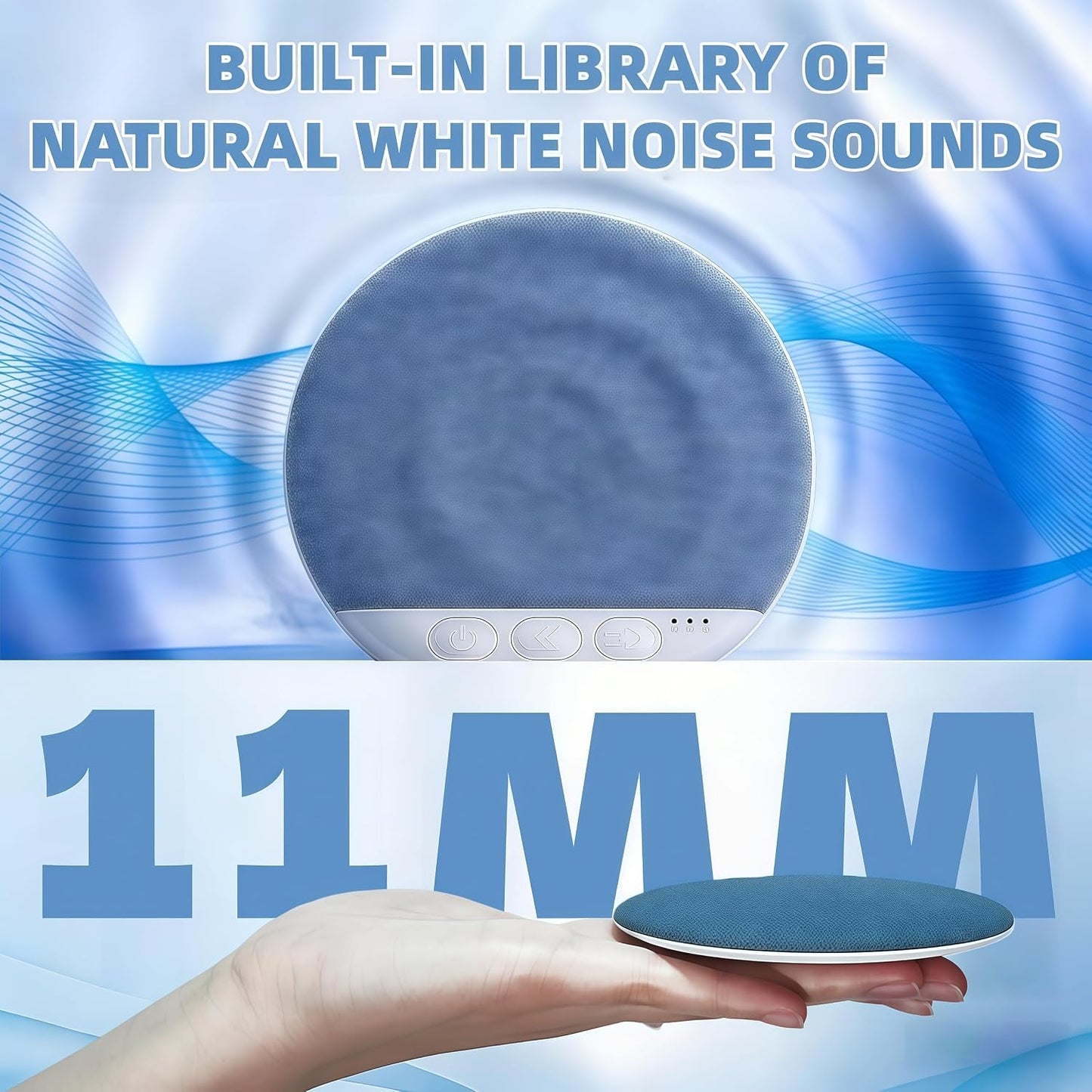 Generic 2026 Pillow Speakers for Sleeping, New Sleep Pillow Speaker, Bluetooth Pillow Speaker with White Noise Timer