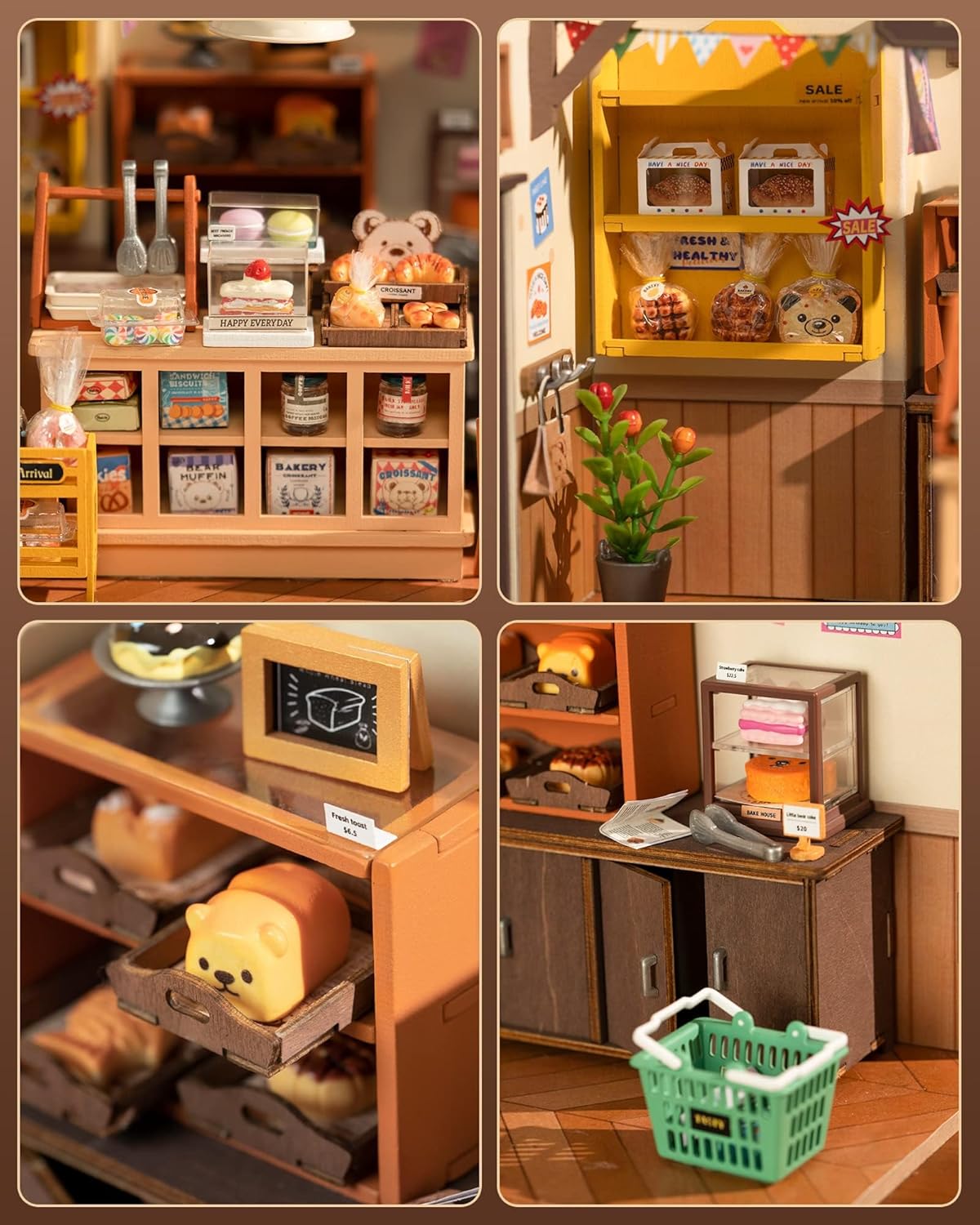Rolife Miniature House Kit | 1:20 DIY Dollhouse with LED Lights | Perfect Craft for Adults & Beginners
