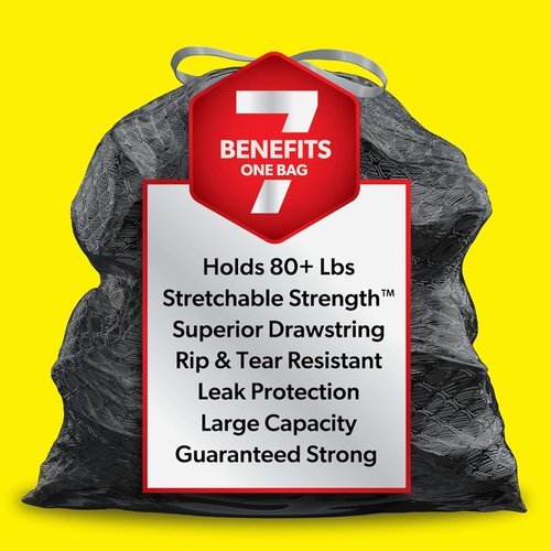 Glad ForceFlex Heavy Duty Trash Bags - Clorox Fresh Scent, 30 Gallon, 50 Count Pack