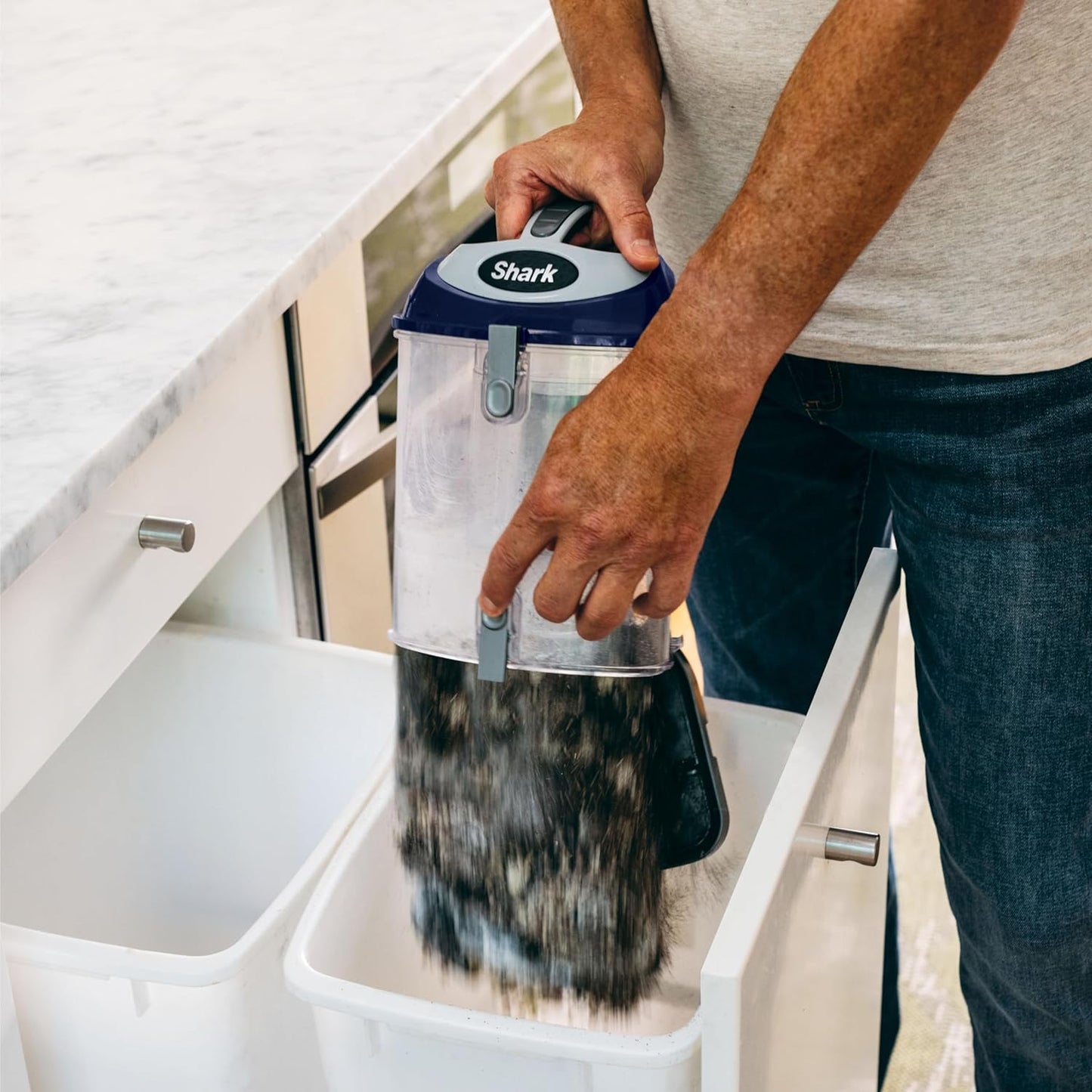 Shark NV360 Navigator Lift-Away Vacuum - Powerful Suction for Multi-Surface Cleaning | Blue, Renewed