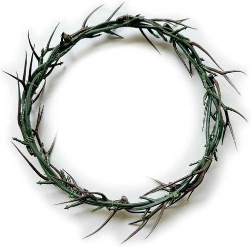 Jesus Crown of Thorns - Decay-Resistant Religious Symbol for Church Events & Home Decor | Lifesize 8 Inch