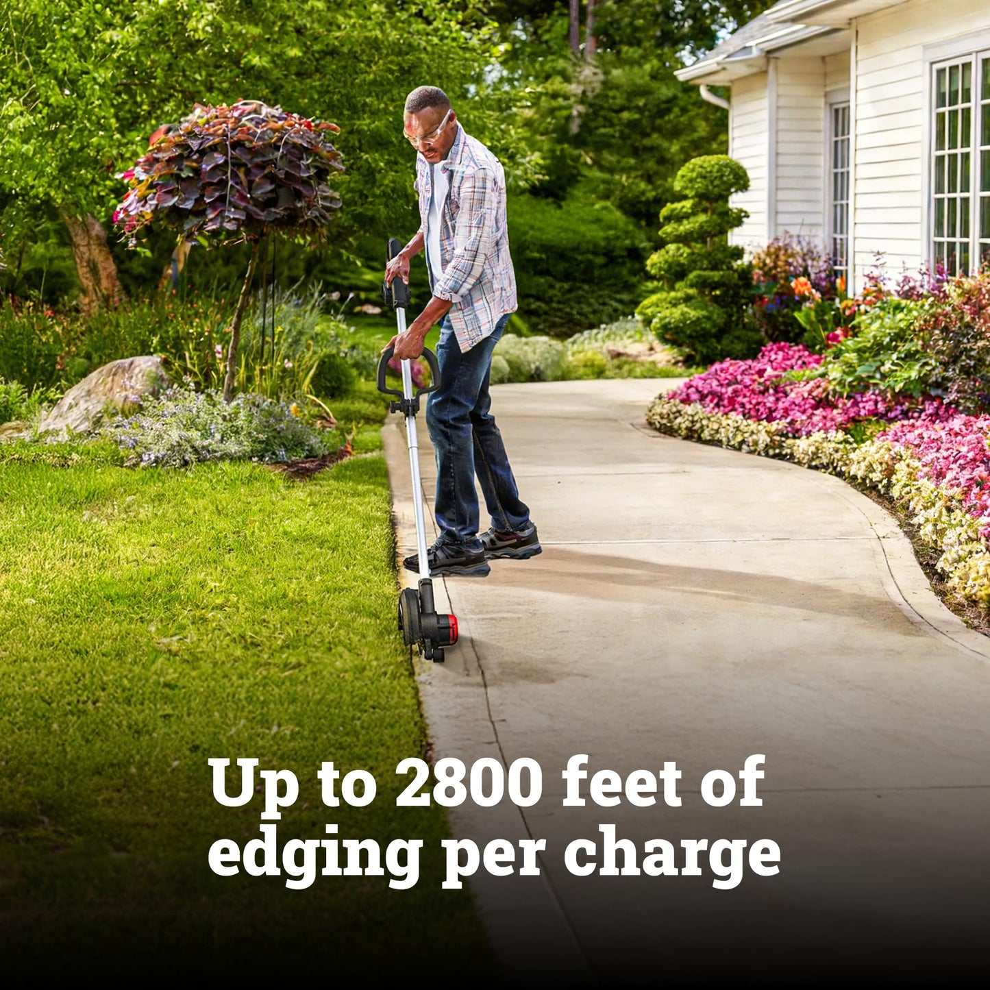 WORX Nitro Cordless Lawn Edger, 7'' Grass Edger with 3 Depth Settings, 20V Trencher with Dual Wheels & Brushless Motor, Battery & Charger Not Included, WG898.9