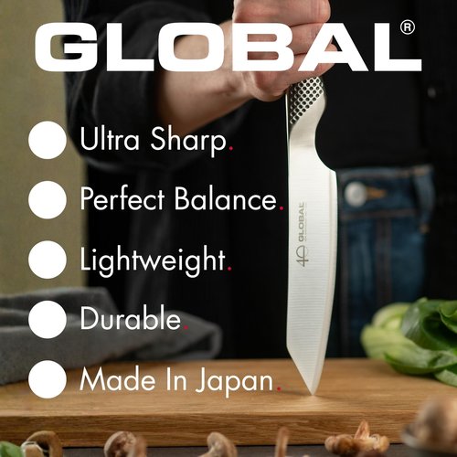 Global 4 inch Straight Spatula, Stainless Steel, GS-21/4