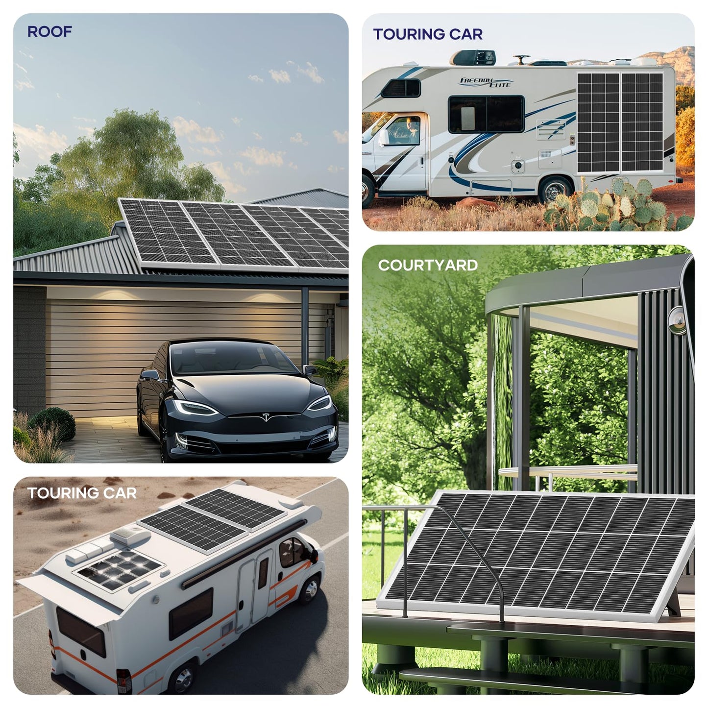 400 Watt Solar Panel Kit with High Efficiency Monocrystalline 200 Watt 2pcs Rv Solar Panels and 30a MPPT Charge Controller for 12 Volt System Battery and Inverter (400w kit)